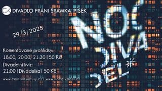 Noc divadel - komentované prohlídky