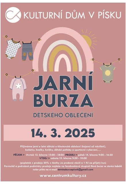 Jarní burza dětského oblečení 